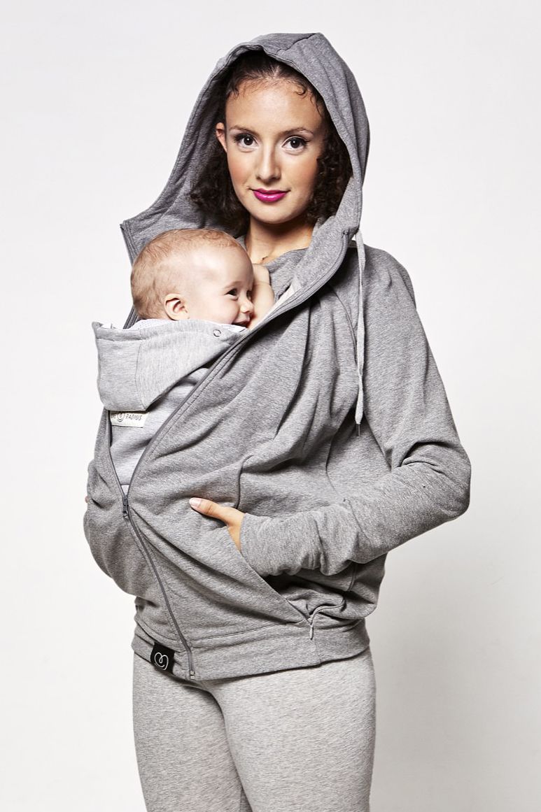 Love Radius Parents Hoodie - Grå XXL - - MamaMilla