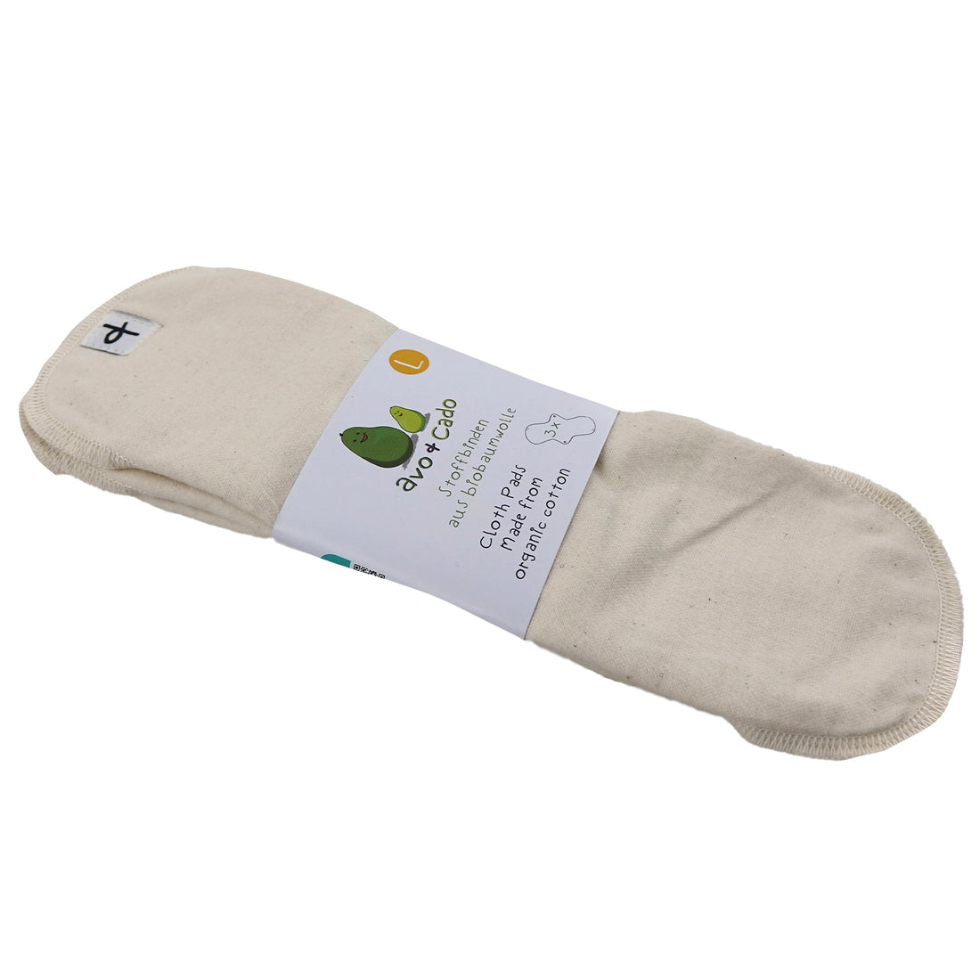 avo+cado Natbind (stofbind) i Økologisk Bomuldsflannel - 3 styks - Natbind - MamaMilla