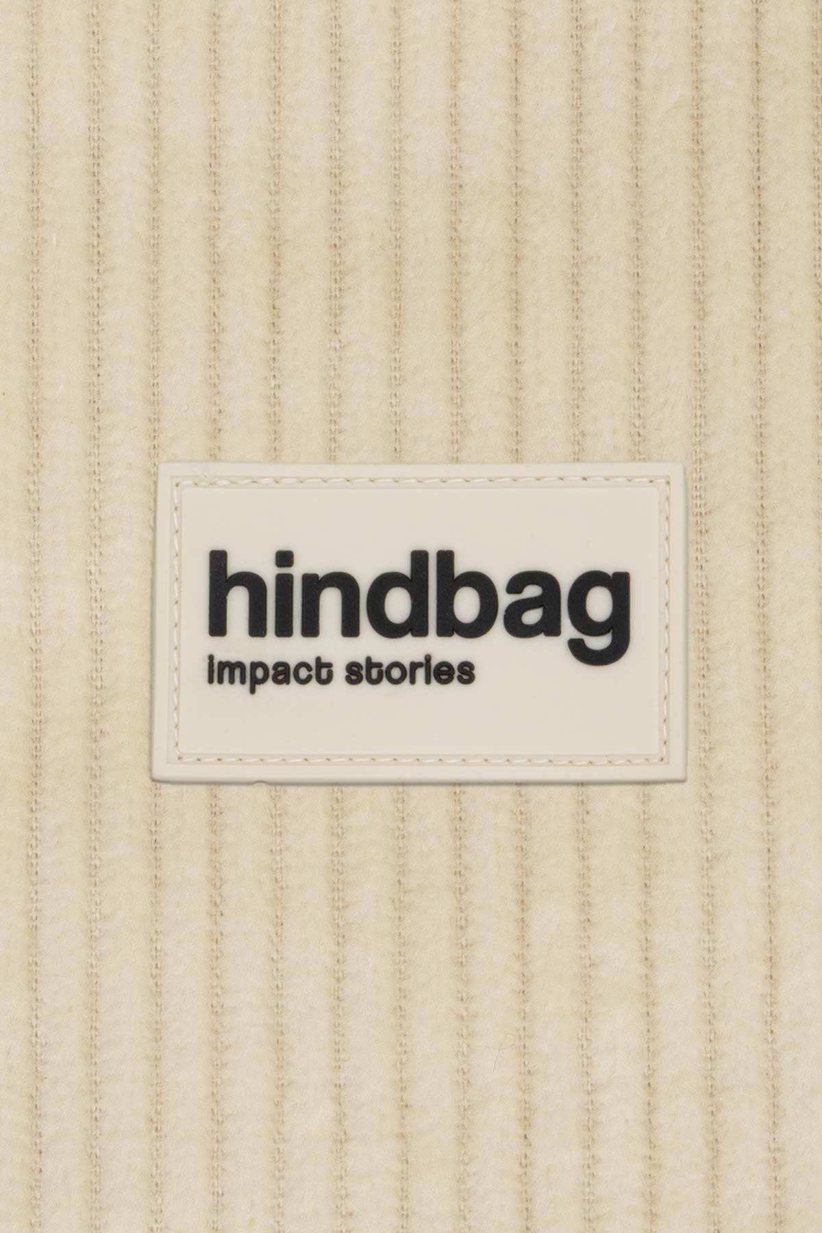 Hindbag Pusletaske Økologisk Fløjl Beige