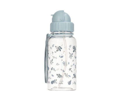 Pip dricksflaska i tritan plast - 500 ml - Leaves Blue - Plast dricksflaska - MamaMilla
