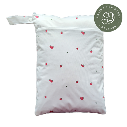 Svenska Skogen | Wetbag medium: Humleblommor vita - - MamaMilla