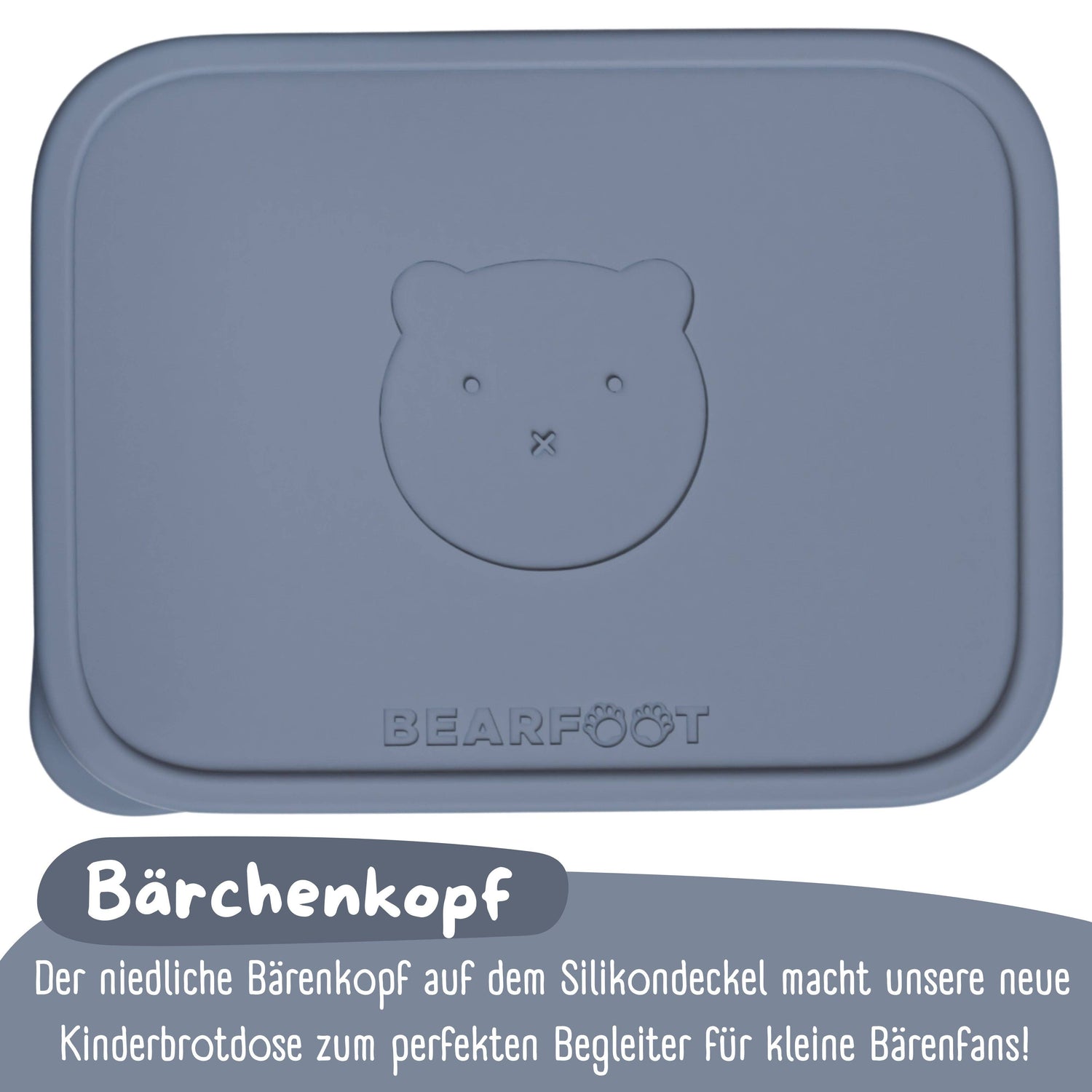 BEARFOOT Bento Stål Madkasse Med 4/6 Rum (justerbar) - Blue: 700 ml - Madkasse - MamaMilla