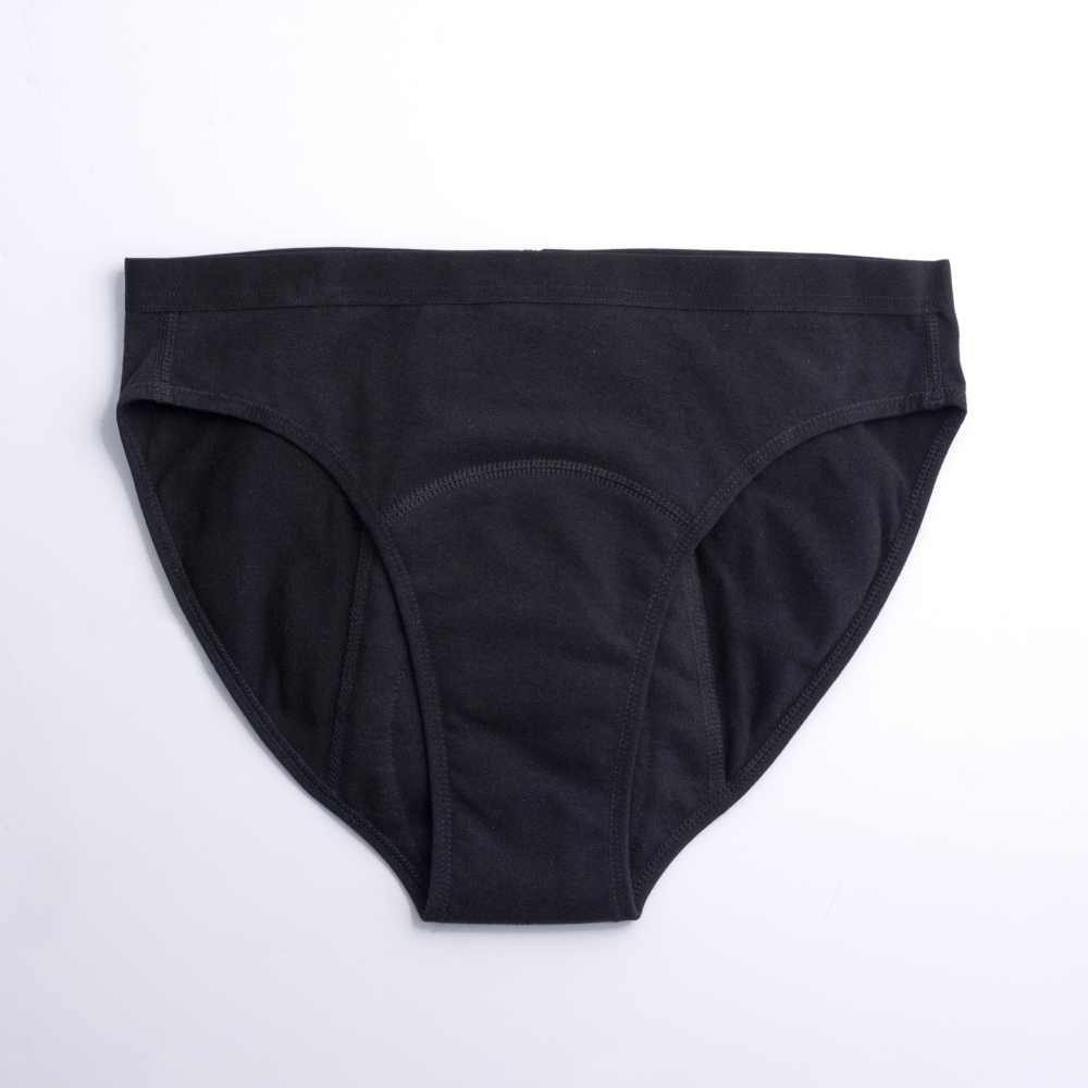Imse Vimse menstruationstrusse bikini i sort til kraftig flow
