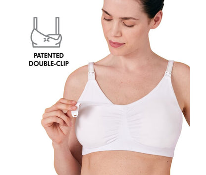 Medela Bekväm 3-i-1 amnings- och pumpbh, svart, storlek L - MamaMilla