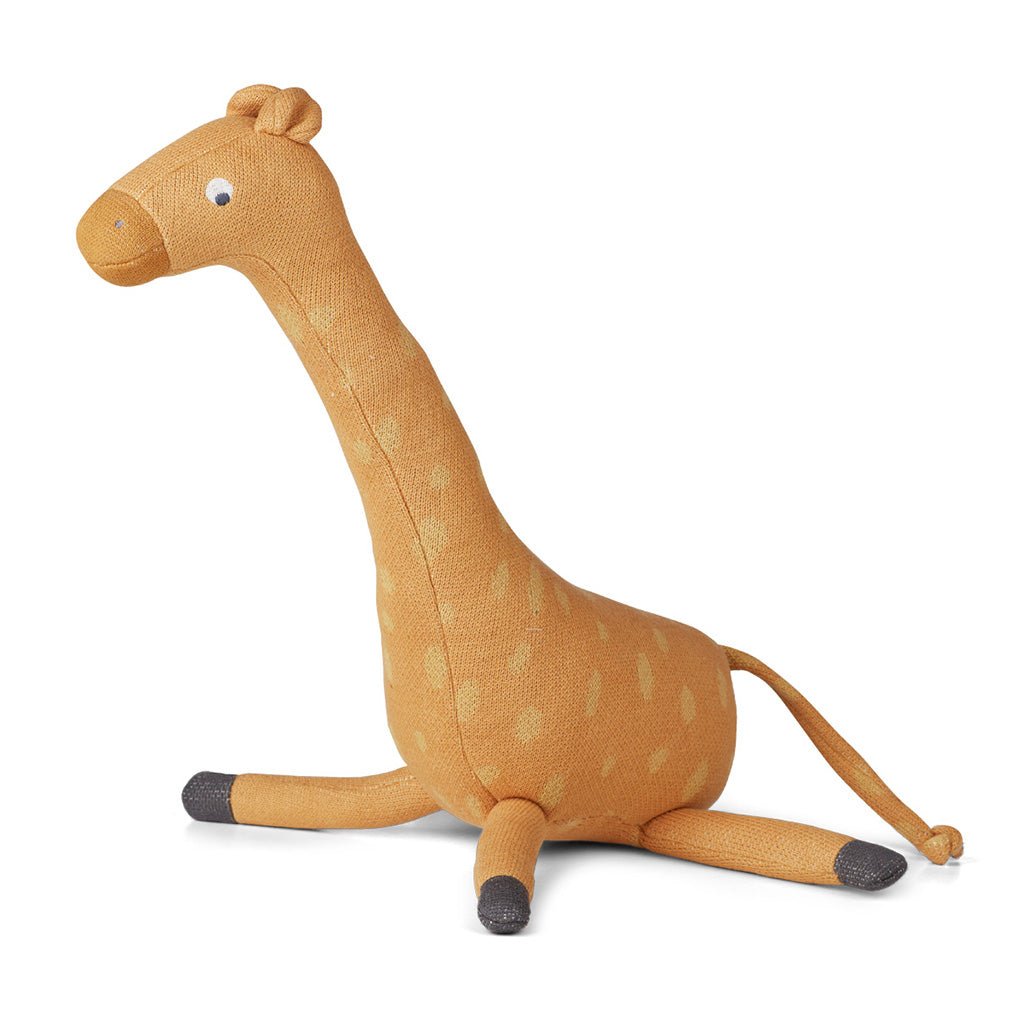 Liewood Gitte girafbamse 50 cm i Mustard