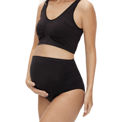 Mamalicious 2-pack ekologiska gravidtrosor Heal - Svart - Gravidkläder - MamaMilla