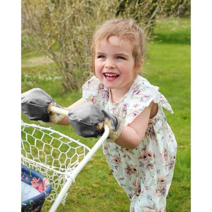 Easygrow Mini Handmuff - Black Melange - Handmuff för barn - MamaMilla