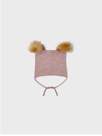 Name it Mössa i ull med Pom Pom - Wuppo - Antler - Babymössa - MamaMilla