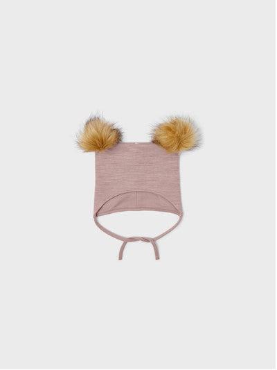 Name it Mössa i ull med Pom Pom - Wuppo - Antler - Babymössa - MamaMilla