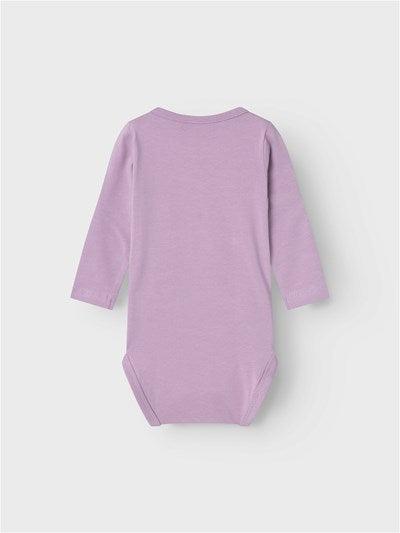 Name it body med glitterdetaljer - Solinne - Kanin - Lavender Mist - Body - MamaMilla