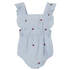 Name it Romper med broderi - Ferilla - Nyckelpigor - Chambray Blue - Jumpsuit - MamaMilla
