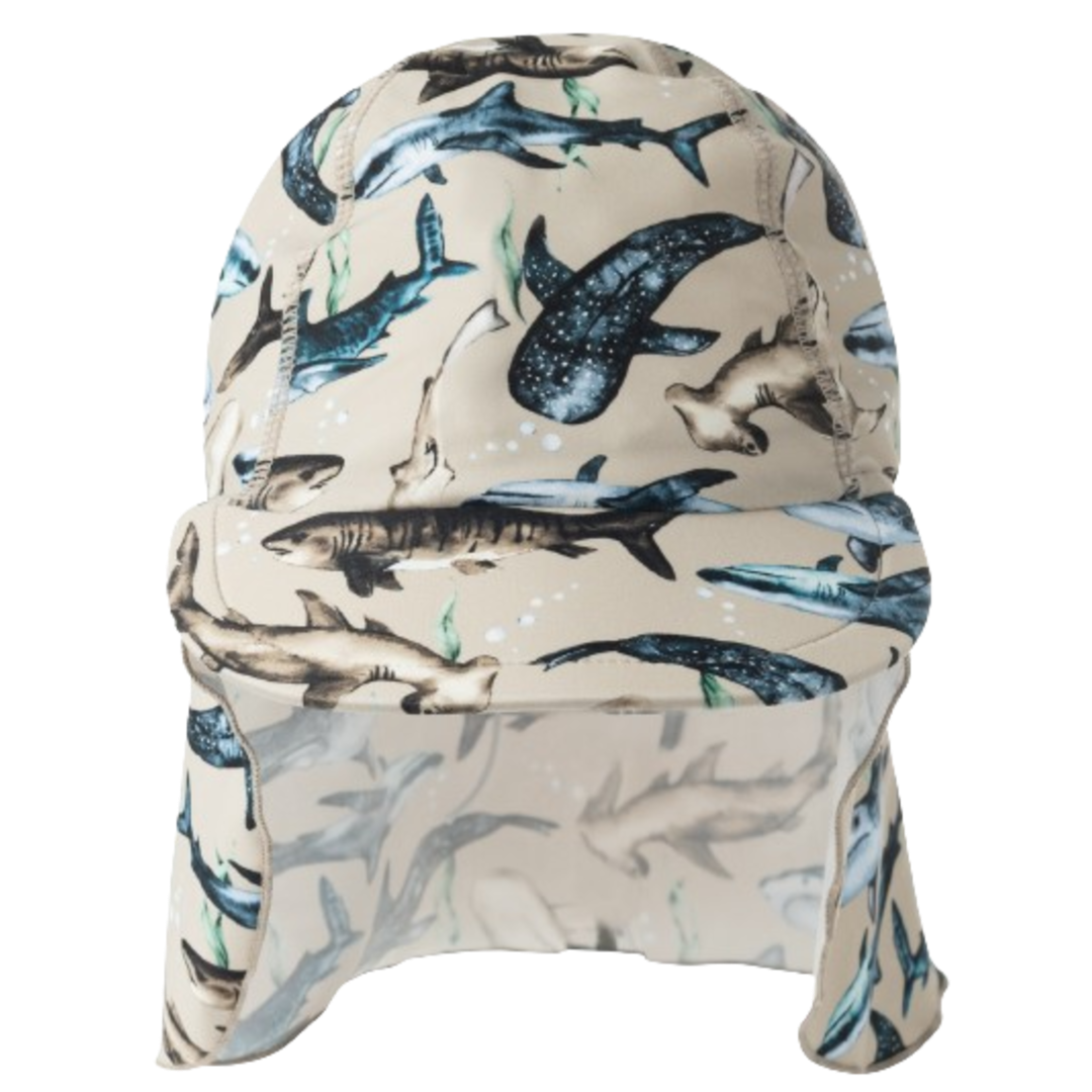 Name it sol- och badhatt med skugga - Zilo - Pure Cashmere - Solhatt - MamaMilla