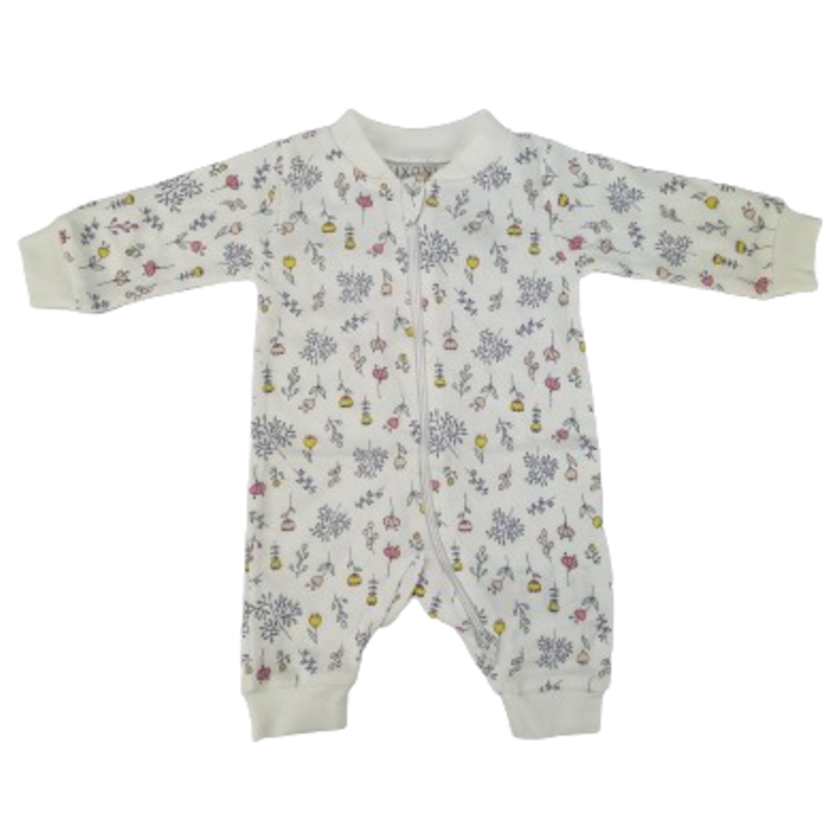 Fixoni onesie/nattklänning utan fötter - Nya Nadja - Blommor - Nattkläder - MamaMilla