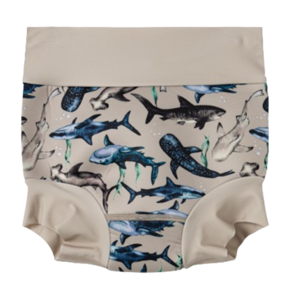 Name It Badkläder - Zilo - Sharks - Pure Cashmere - Badkläder - MamaMilla