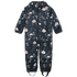 Minymo Softshell kostym - Blommor - Blue Nights - softshell - barn - MamaMilla