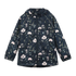 Minymo Softshell jacka - Blommor - Blue Nights - softshell - barn - MamaMilla