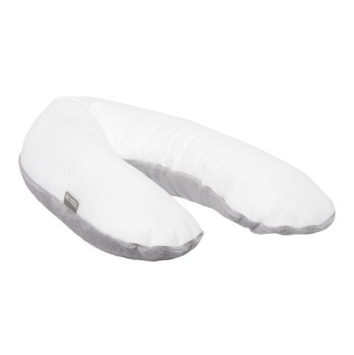 Snoozzz Graviditet &amp; Amningskudde - Teddy White - Amningskudde - MamaMilla