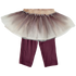 Minymo leggings med kjol i tyll - byxor - MamaMilla
