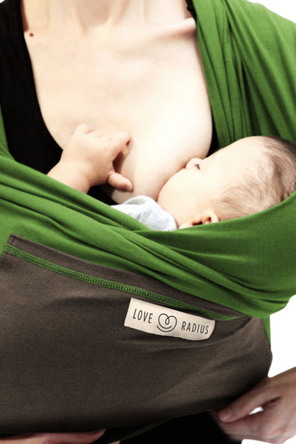Love radius stretch wrap original - Pistage/Brun - wrap - MamaMilla