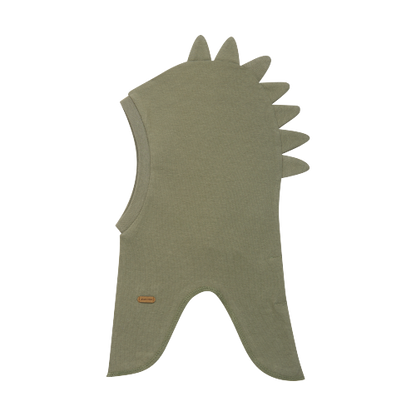 Minymo Dino hatt - Djup lavgrön - ull-Hatt - MamaMilla