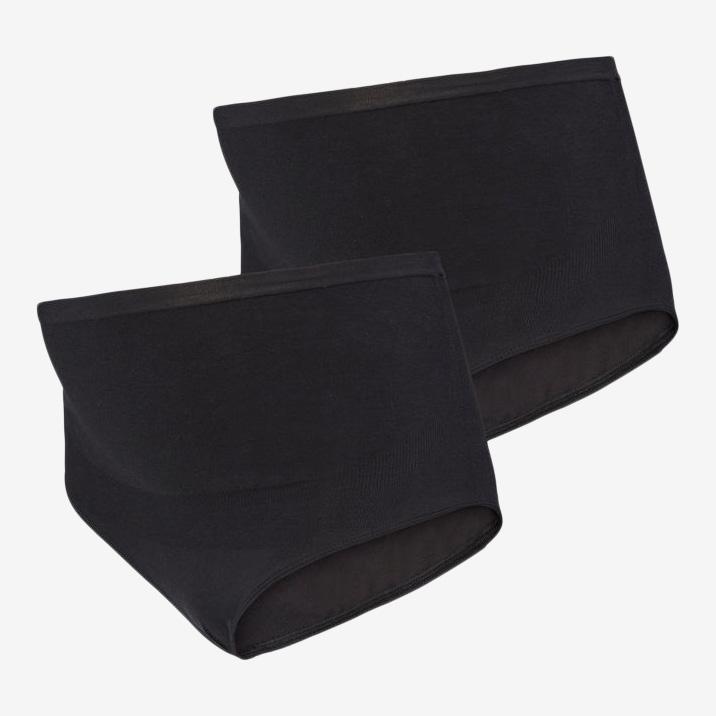 Mamalicious 2-pack ekologiska gravidtrosor Heal - Svart - Gravidkläder - MamaMilla