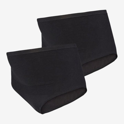 Mamalicious 2-pack ekologiska gravidtrosor Heal - Svart - Gravidkläder - MamaMilla