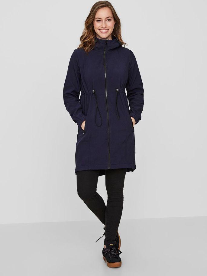 Mamalicious 3in1 softshell-bärare och gravidjacka - Mörkblå - Bärjacka - MamaMilla