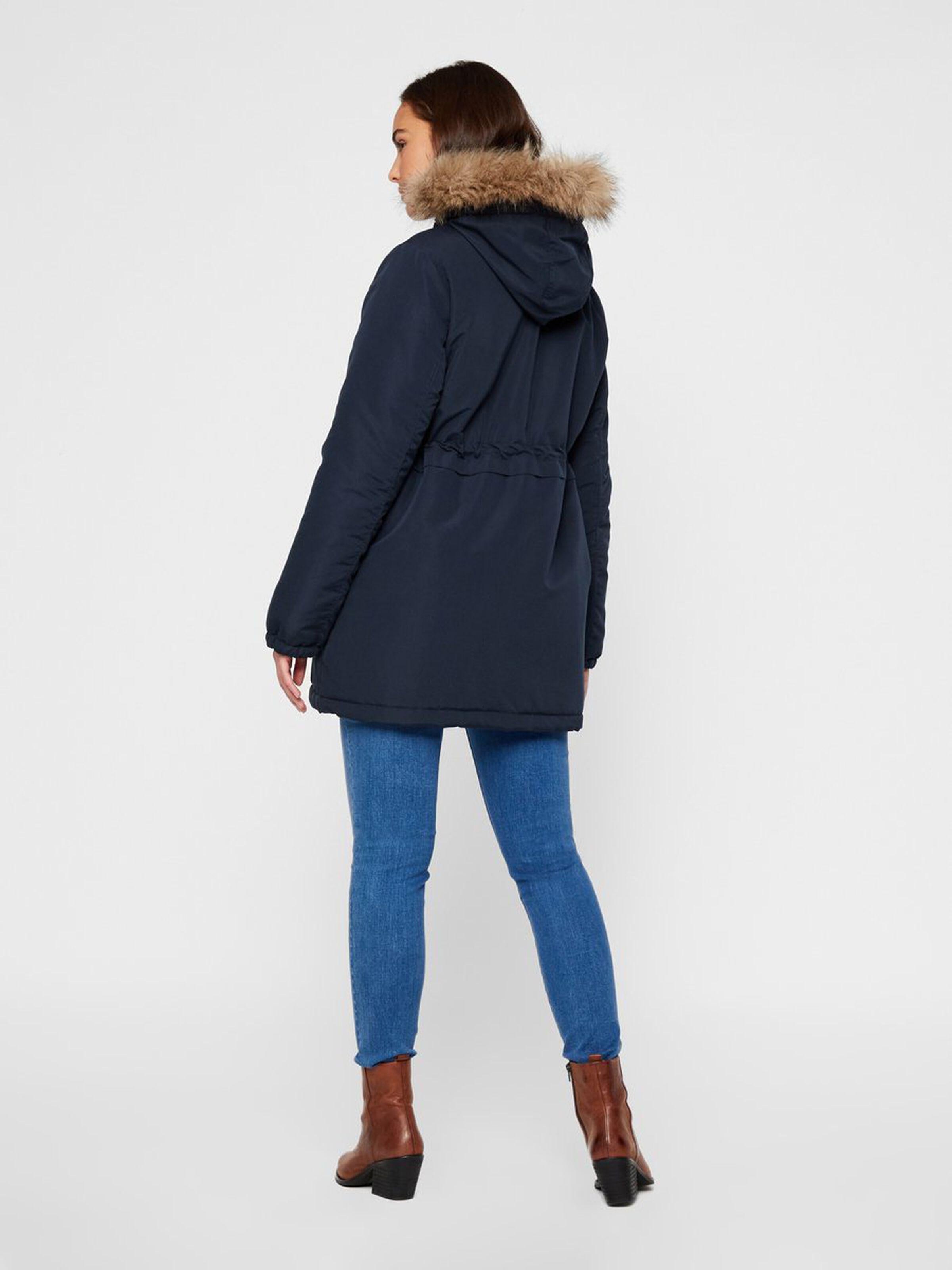 Mamalicious Gravid Parka Jacka - Jessa - Navy Blazer - Gravid Jacka - MamaMilla
