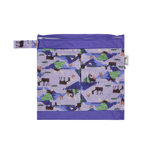 Stäng Wetbag Medium med två fack - Älg - Wetbag medium - MamaMilla