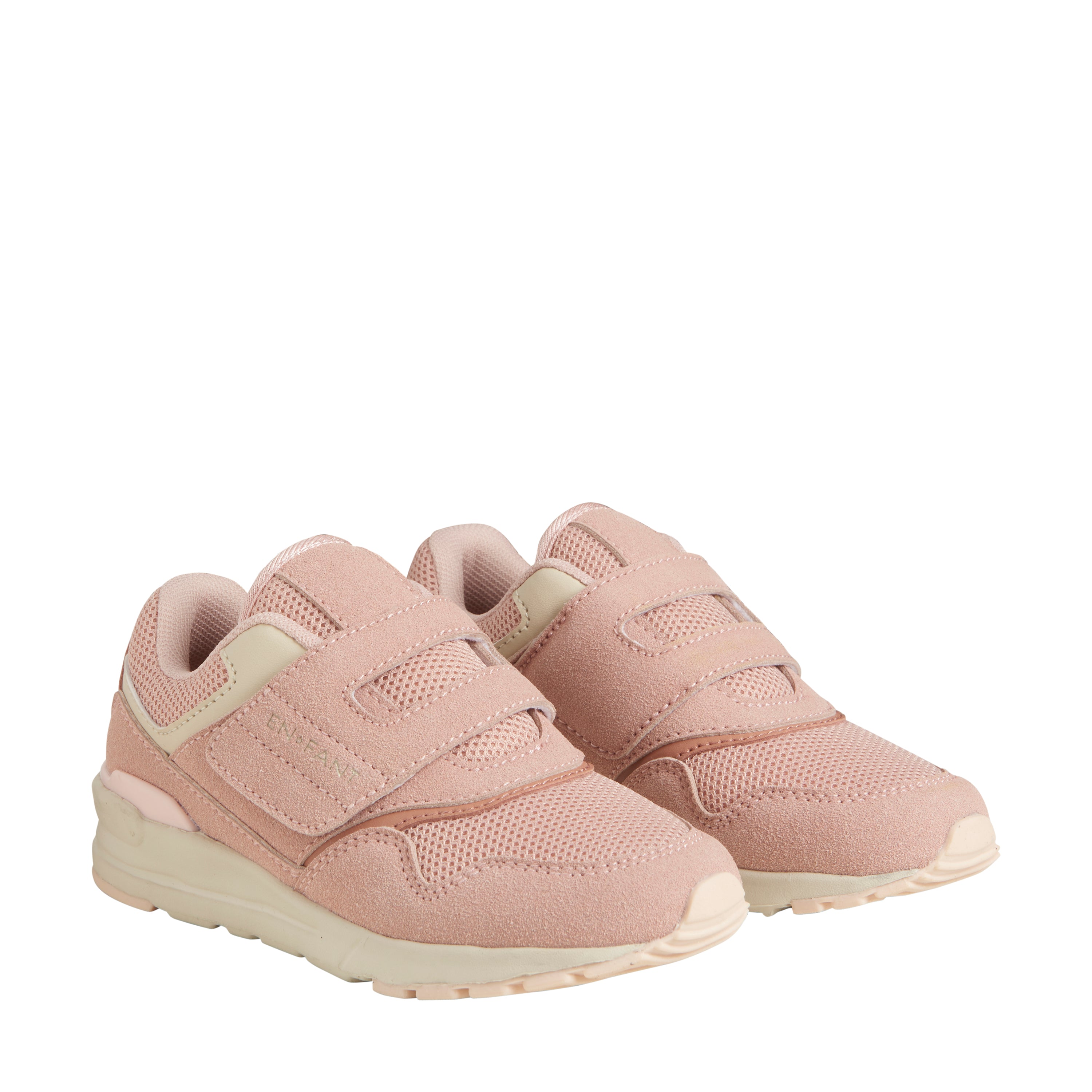 EN FANTASTISK lättviktssneakers med kardborre - Misty Rose - skor - MamaMilla