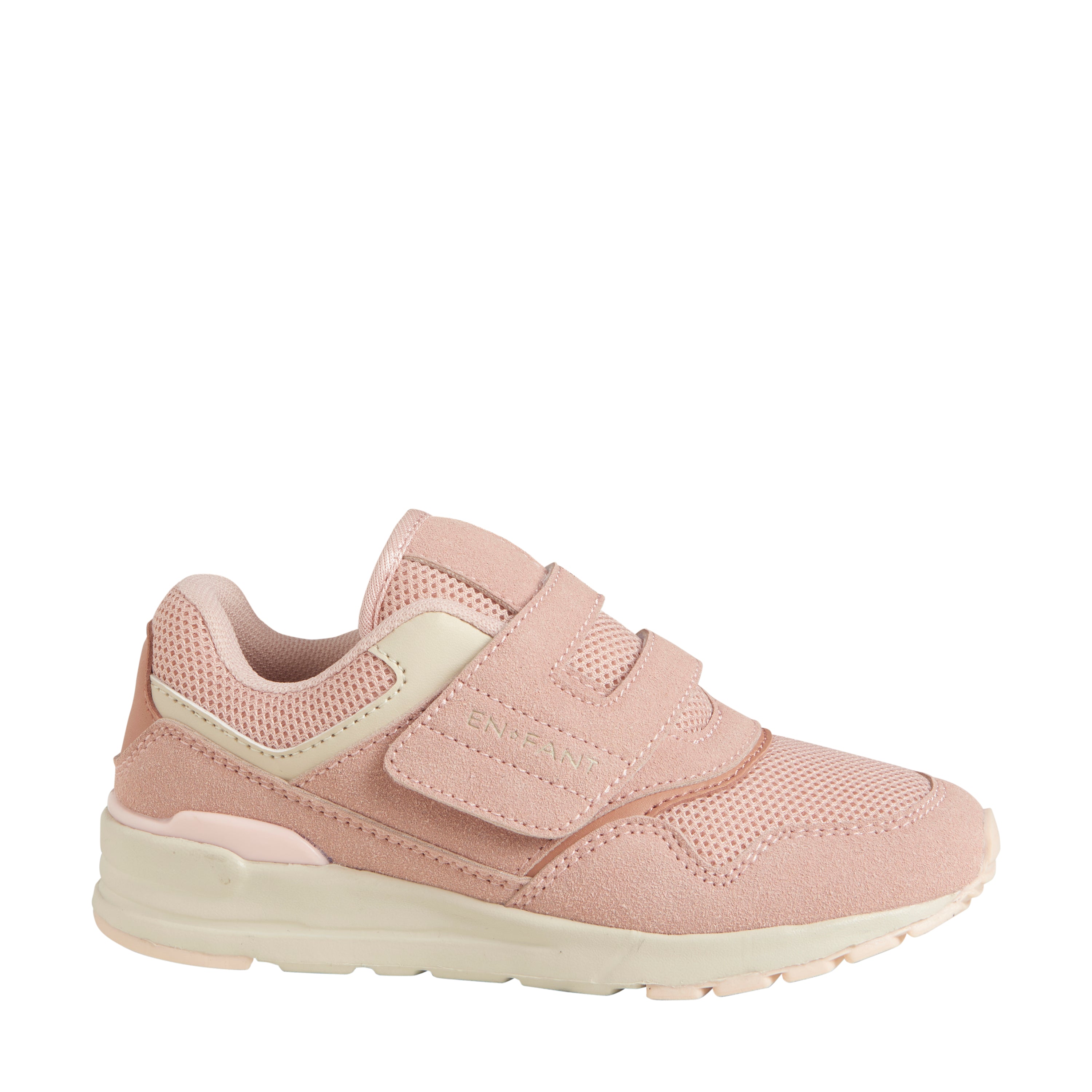 EN FANTASTISK lättviktssneakers med kardborre - Misty Rose - skor - MamaMilla