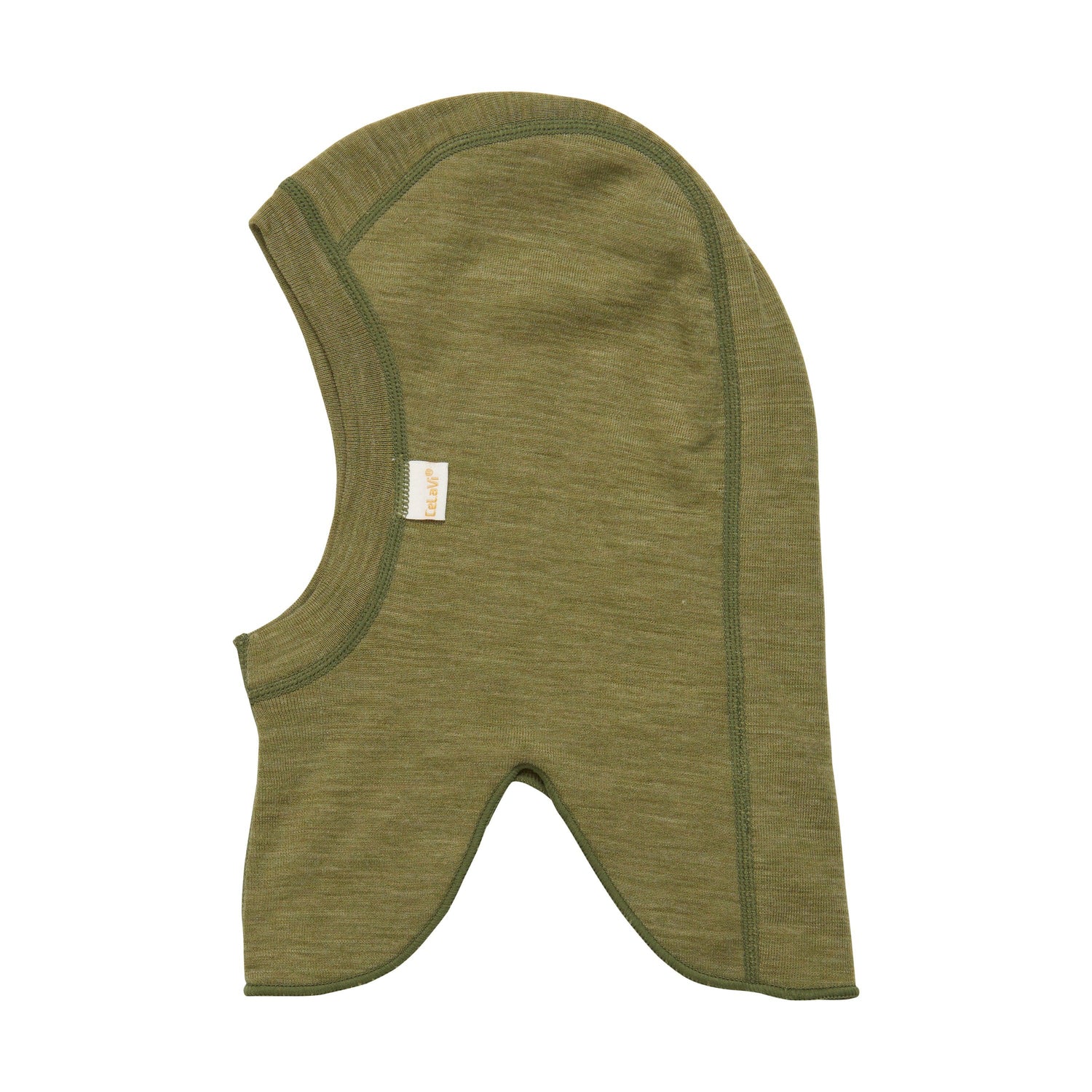 CeLaVi elefanthatt i ull (dubbel lager) - Loden Green Melange - ullhatt - MamaMilla