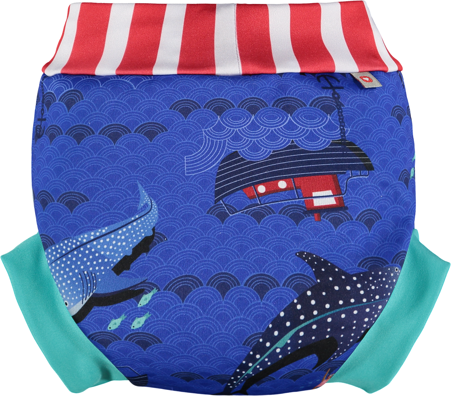 Stäng Pop in badblöja/badblöja - Valhaj - Badkläder - MamaMilla