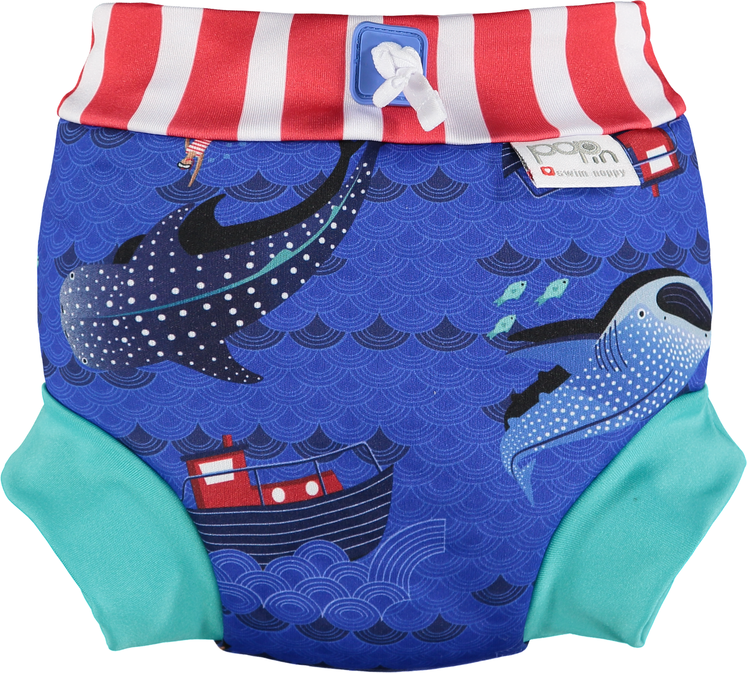 Stäng Pop in badblöja/badblöja - Valhaj - Badkläder - MamaMilla