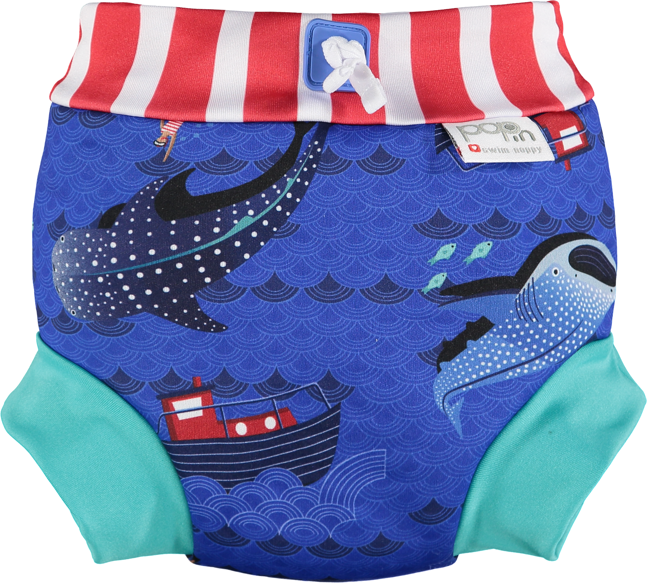 Stäng Pop in badblöja/badblöja - Valhaj - Badkläder - MamaMilla