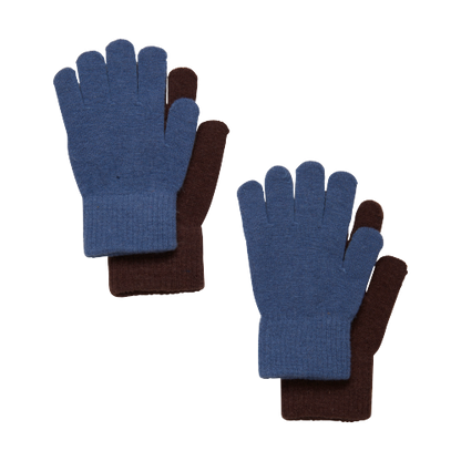 CeLaVi Magic Gloves 2-pack - China Blue - Handskar - MamaMilla
