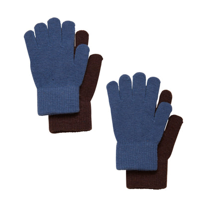 CeLaVi Magic Gloves 2-pack - China Blue - Handskar - MamaMilla