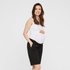 Mamalicious vente bermudashorts - Svarta - Gravidkläder - MamaMilla