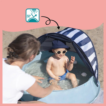 Babymoov 3in1 UV-tält - Mariniére Aquani - UV-tält - MamaMilla