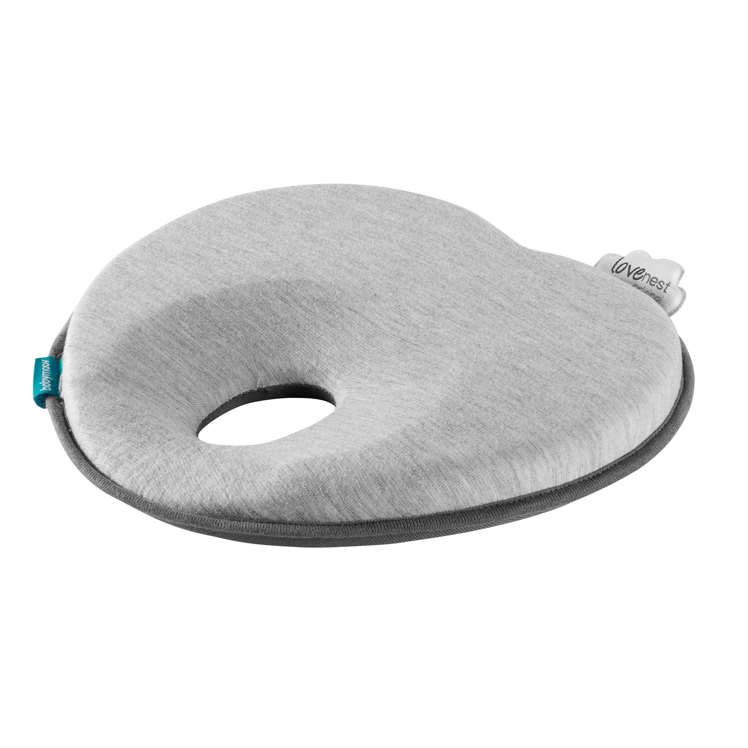 Babymoov Ergonomic Baby Kudde (Lovenest) - Grå (0-4m) - Baby huvudkudde - MamaMilla