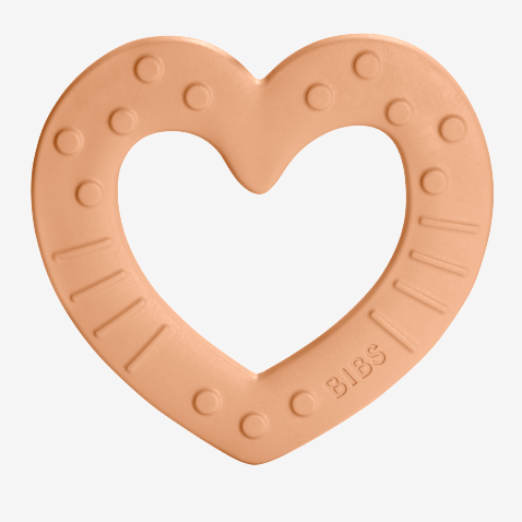 Bibs bitring - Heart Peach - Bitring - MamaMilla