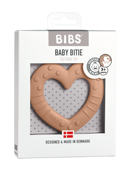 Bibs bitring - Heart Peach - Bitring - MamaMilla