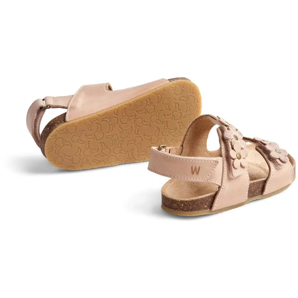 Wheat Clare Flowers Sandal - beige ros - sandal - MamaMilla