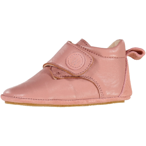 Vetetofflor i läder - Cameo rouge - Nappar - MamaMilla