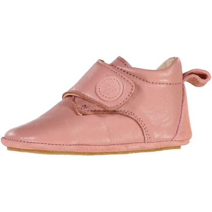 Vetetofflor i läder - Cameo rouge - Nappar - MamaMilla