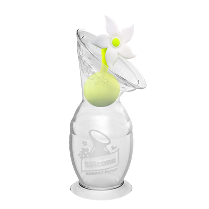 Haakaa Bröstpump med blomma - 150 ml - Bröstpumpvakuum - MamaMilla