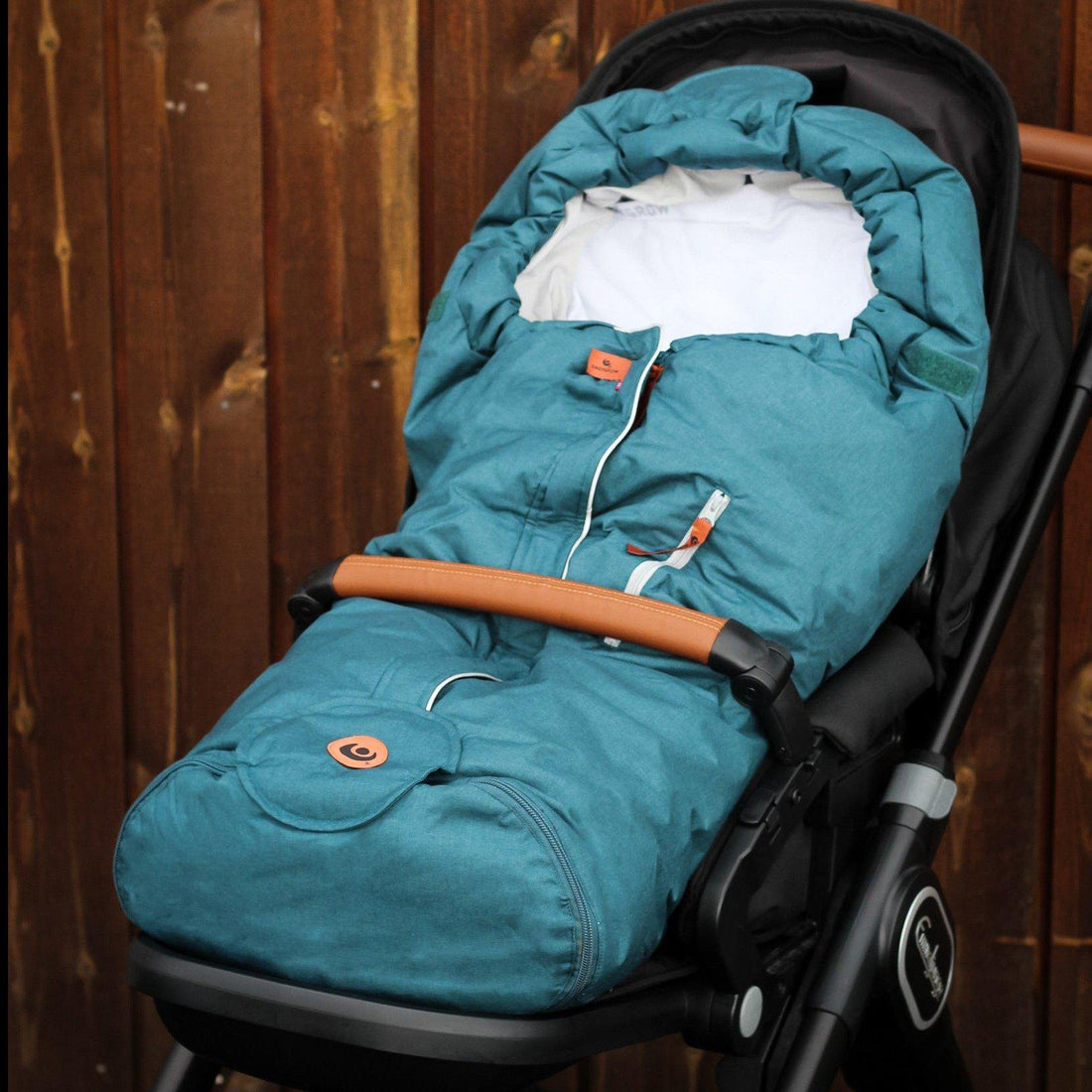 Easygrow HOOD NORSE åkpåse - Sea Green - Åkpåse - MamaMilla