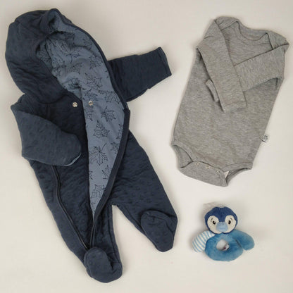 MamaMilla body med lange ærmer - Grå - Body - MamaMilla