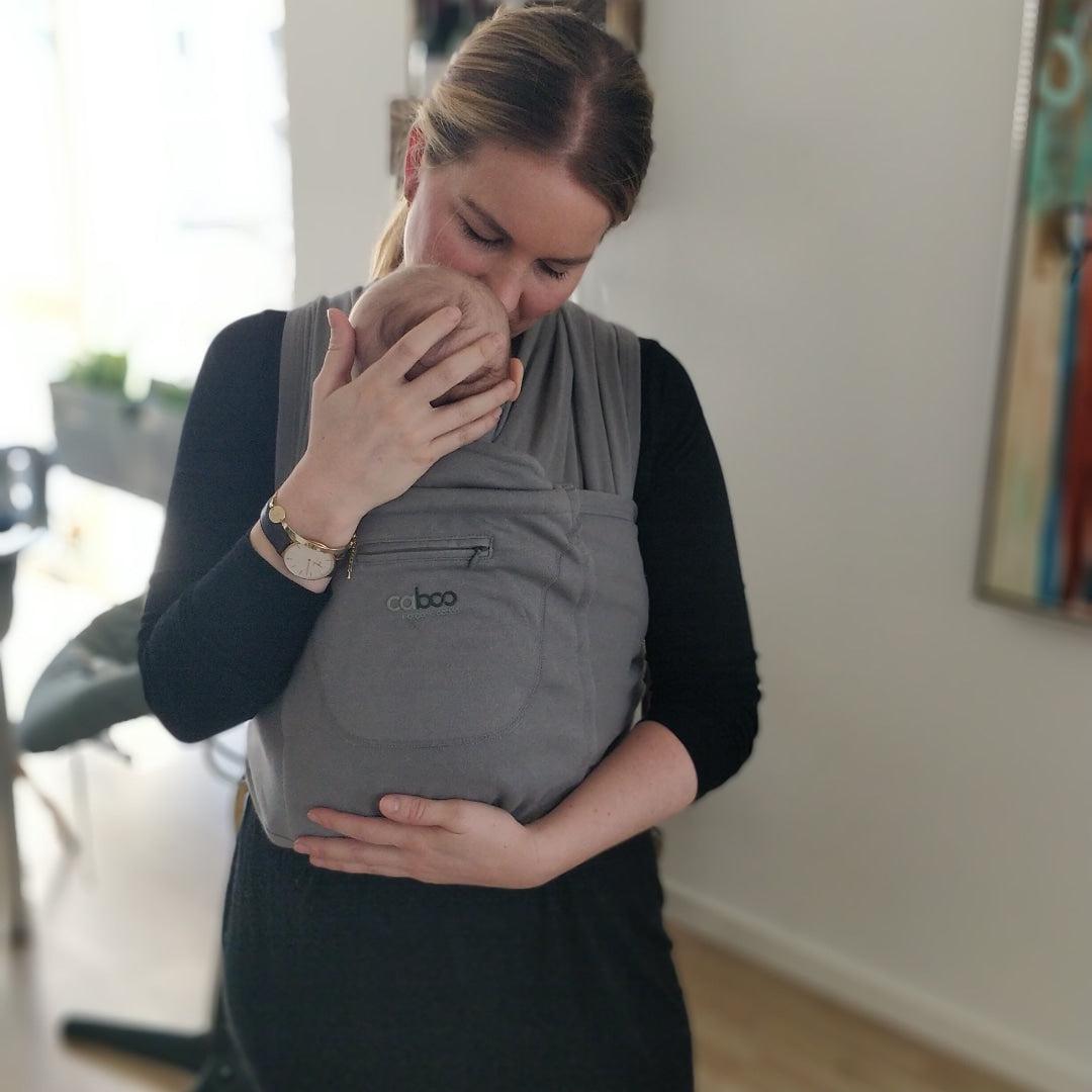 Close stretch wrap Caboo + organic - Sage - wrap - MamaMilla