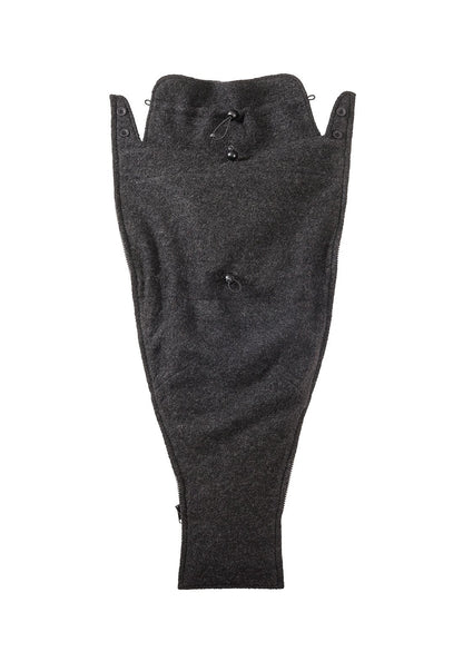 Mamalila 4in1 bärare och gravidjacka även för ryggbärande - Ull - Antracit - Bärjacka - MamaMilla